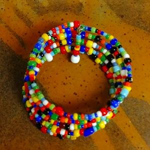 Colorful Beaded Wrap Bracelet 💐3 for $15💐